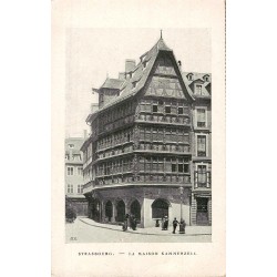 Carte postale ancienne de la Maison Kammerzell à Strasbourg Restaurant