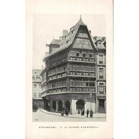 Carte postale ancienne de la Maison Kammerzell à Strasbourg Restaurant