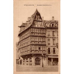 Carte postale ancienne de la Maison Kammerzell à Strasbourg