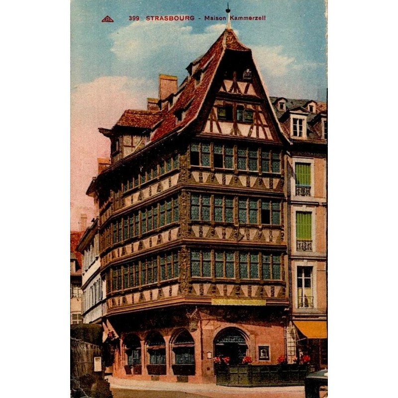 Carte postale ancienne Strasbourg Maison Kammerzell