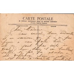 Carte postale ancienne Strasbourg cathédrale entrée de l’horloge