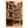 Carte postale ancienne du marché aux cochons de lait à Strasbourg
