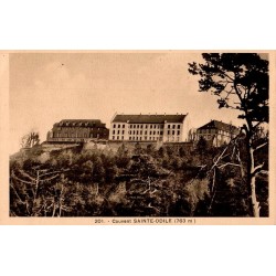 Carte postale ancienne du couvent de Sainte-Odile à 763 m