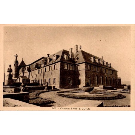 Carte postale ancienne du couvent de Sainte-Odile