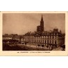 Carte postale ancienne montrant le Palais des Rohan et la Cathédrale de Strasbourg