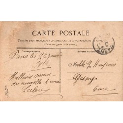 Carte postale ancienne Fontainebleau Salle du Trône historique