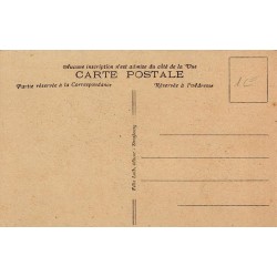 Carte postale ancienne Strasbourg Pont du chemin de fer sur le Rhin