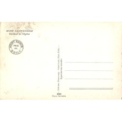 Carte postale ancienne Mont Saint-Odile intérieur de l’église