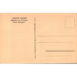 Carte postale ancienne Colmar Musée scène religieuse Schongauer