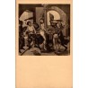 Carte postale ancienne du musée de Colmar montrant le Christ flagellé dans le style de Schongauer