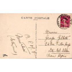 Carte postale ancienne Colmar Maison des Têtes historique