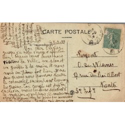 Carte postale ancienne Lyon Notre-Dame de Fourvière historique