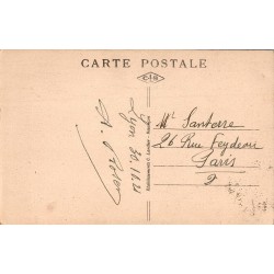 Carte postale ancienne Lyon Cathédrale Saint-Jean détails façade