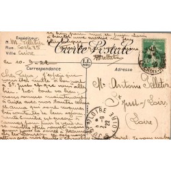 Carte postale ancienne Lyon Notre-Dame de Fourvière abside