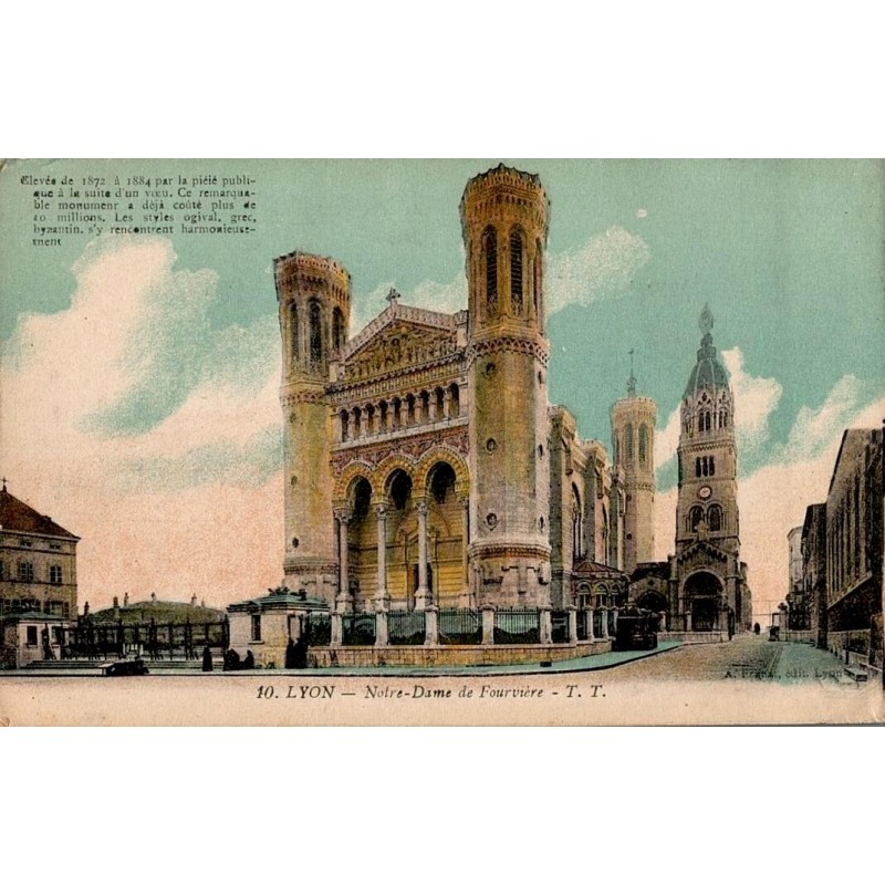 10 - LYON - Notre Dame de Fourvière - T.T.