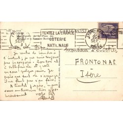 Vue de Lyon -  380 - Les pigeons de la place des Terreaux et la fontaine Bartholdi