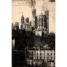 Carte postale ancienne montrant l’abside de la basilique Notre-Dame de Fourvière à Lyon