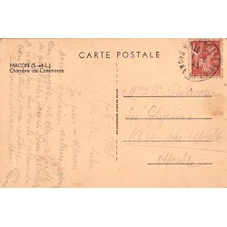 Carte postale ancienne Mâcon Chambre de Commerce historique