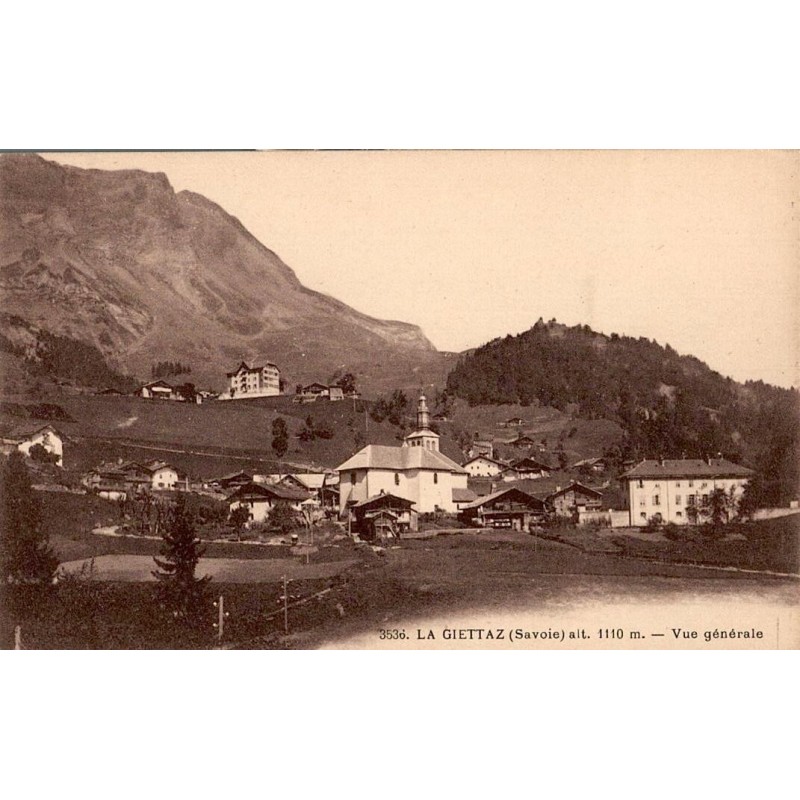 3536 - LA GIETTAZ (Savoie) alt. 1110m. - Vue générale