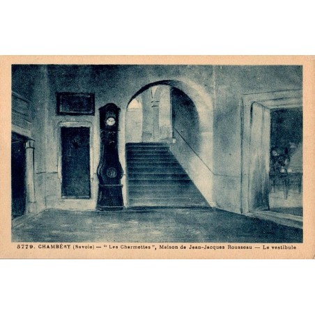5779 - CHAMBÉRY (Savoie) - "Les Charmettes" Maison de Jean Jacques Rousseau - Le Vestibule