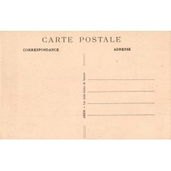 Carte postale ancienne La Giettaz chapelle et chalets Savoie