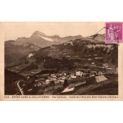 12-9 - NOTRE DAME DE BELLECOMBE - Vue Générale - Vallée de l'Arly et le mont Charvin (2414 m)