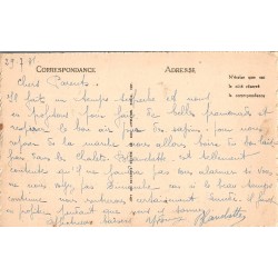 Carte postale ancienne Chamonix La Flégère chaîne du Mont-Blanc