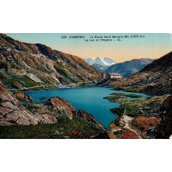 529 - CHAMONIX - Le grand Saint Bernard (Alt 2472 m ) Le Lac et l'Hospice -- LL