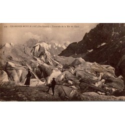 459 - CHAMONIX MONT BLANC (Hte Savoie) - Traversée de la mer de Glace