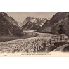 Mer de Glace et Hôtel du Montenvers (Alt 1909 m)