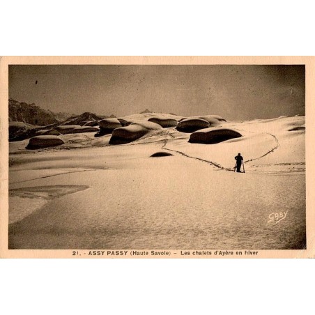 CARTE POSTALE ASSY PASSY (Haute Savoie) - Les Chalets d'Ayère en hiver