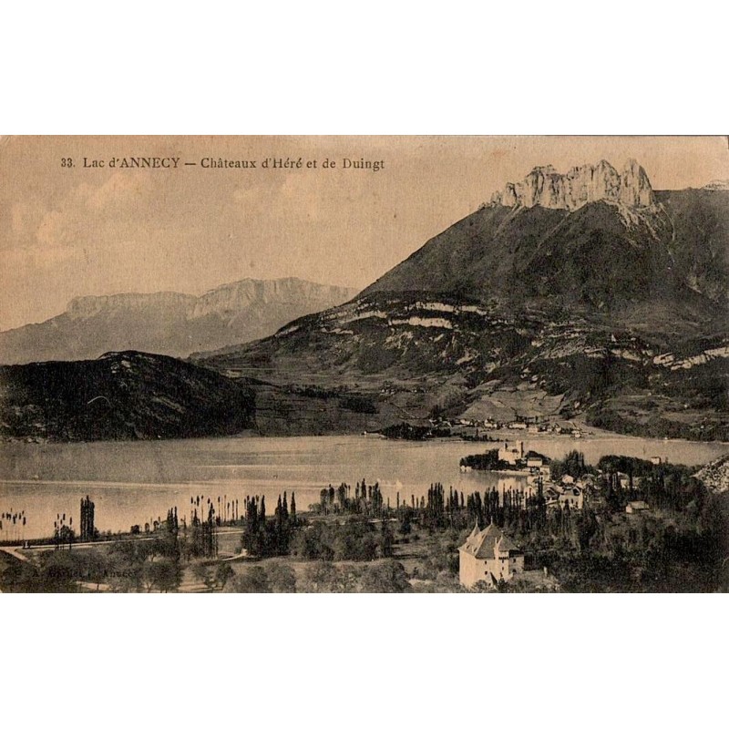 33 - Lac D'Annecy - Château d'Héré et de Duingt