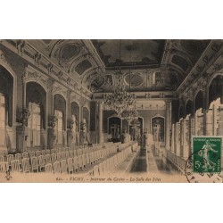 Carte postale ancienne – Grand Casino de Vichy, salle des fêtes (Intérieur)