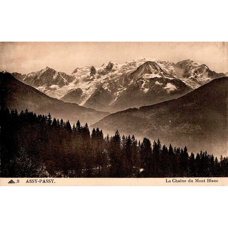 9 - ASSY - PASSY - La Chaine du Mont Blanc
