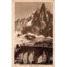 Carte postale ancienne de Chamonix montrant le viaduc du Dru sur le chemin de fer du Montenvers