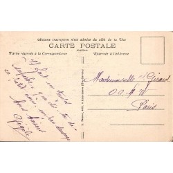 Carte postale ancienne vallée de Sixt Pointe de Sales chaîne de Fiz Haute-Savoie