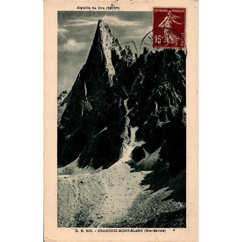 G.R. 500 - Chamonix - Mont Blanc - Aiguille de Dru (3815m)