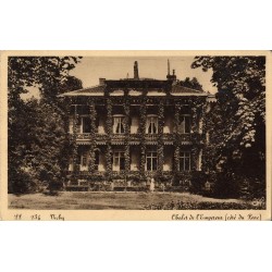 Carte postale ancienne – Chalet de l’Empereur, vue côté parc – Vichy (Allier)