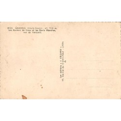 Carte postale ancienne Samoëns Vercland rochers de Cirou Dents Blanches 710m