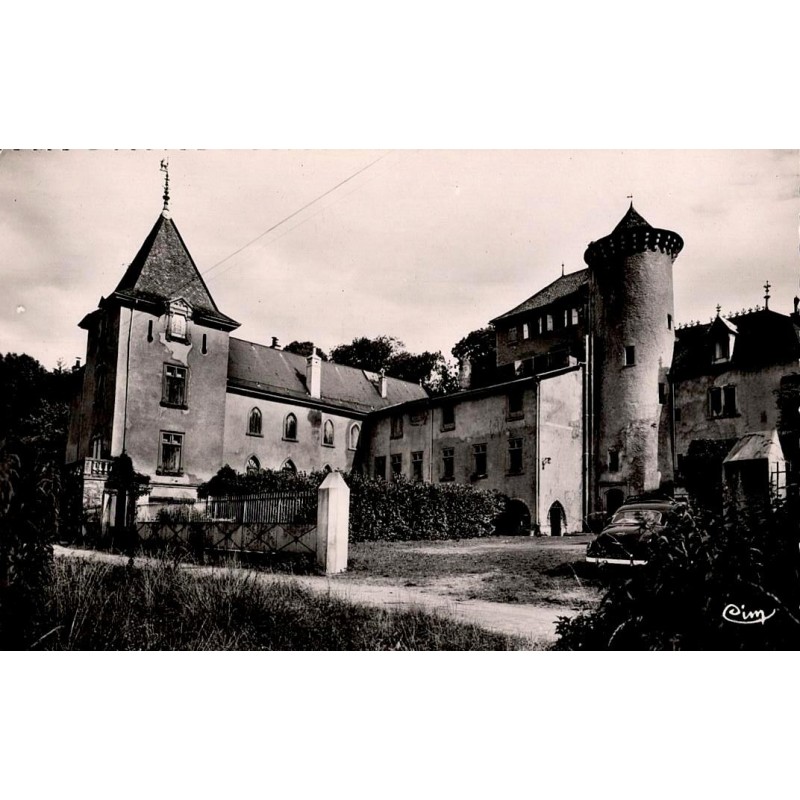 Carte postale ancienne de Lugrin Tourronde en Haute-Savoie montrant la colonie de vacances Saint-Pierre de Mâcon