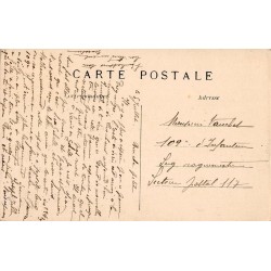 Carte postale ancienne Paris 5e Sorbonne statue Auguste Comte