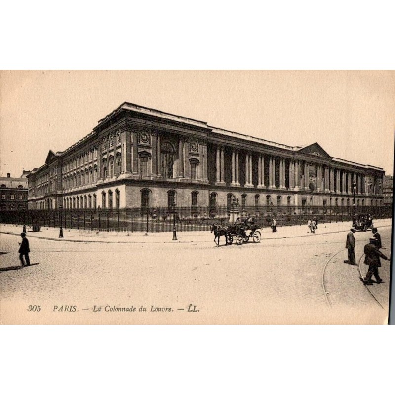 305 - PARIS - La colonnade du Louvre -- LL