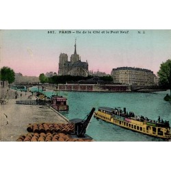 587 - PARIS - Ile de la Cité et le pont Neuf