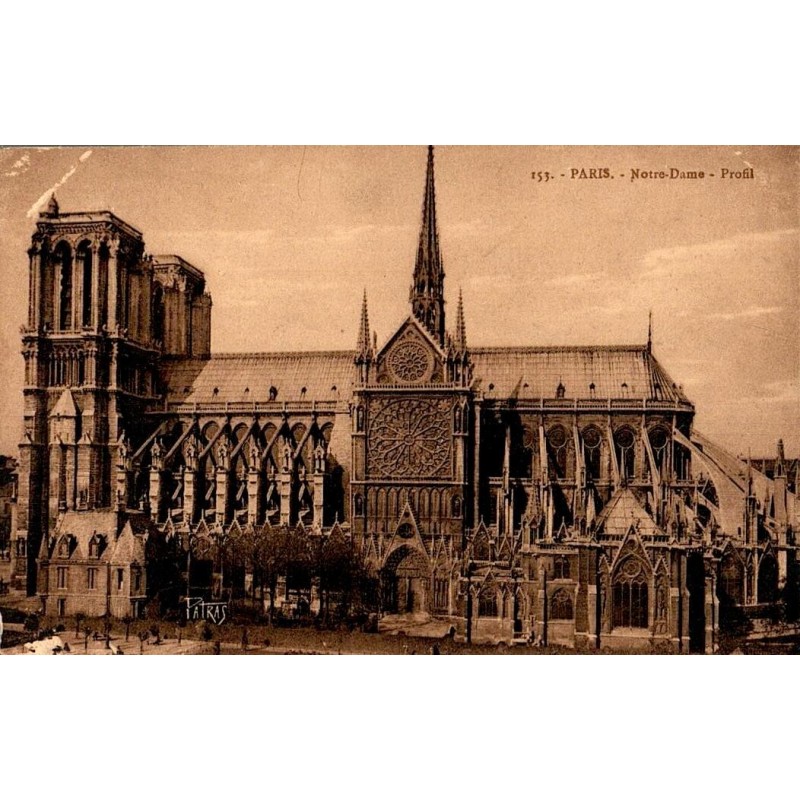 153 - PARIS - Notre Dame - Profil