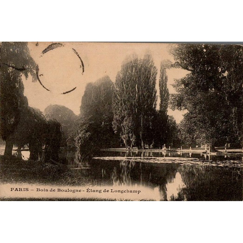 PARIS - BOIS DE BOULOGNE - Étang de Lonchamps