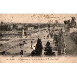 33 - PARIS - Vue Panoramique du Pont Alexandre III, vers les Invalides -- LL