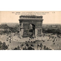 444 - PARIS - L'Arc de Triomphe et la tombe du Soldat Inconnu - The Arch of Triumph and Tomb of the Unknow Soldier