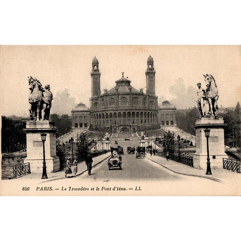 850 - PARIS - Le Trocadero et le Pont d'Iéna -- LL