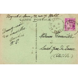 Carte postale ancienne Paris – Perspective sur l’Île de la Cité