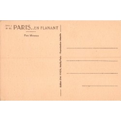 Carte postale ancienne Paris en flânant – Parc Monceau (Série 5 n°81)